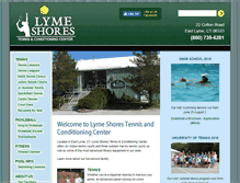 Tablet Screenshot of lymeshores.com